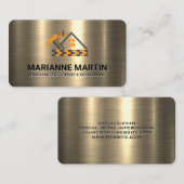 Gold Metal | Home Hammers Logo | Repair 名刺 (正面/裏面)