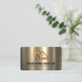 Gold Metal | Home Hammers Logo | Repair 名刺 (スタンド正面)