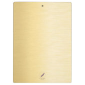 Gold Metal Look Klemmbrett クリップボード (裏面)