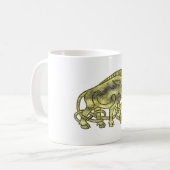 Gold Metallic Celtlic  Hog or Boar Mug コーヒーマグカップ (正面左)