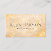 Gold Minimal Custom Family Name | 5-Minute Edit 名刺 (正面)