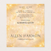 Gold Minimal Custom Family Name | 5-Minute Edit 名刺 (外部フラット)