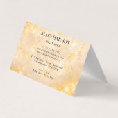 Gold Minimal Custom Family Name | 5-Minute Edit 名刺 (裏面)