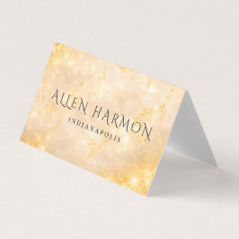 Gold Minimal Custom Family Name | 5-Minute Edit 名刺