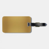 Gold Minimalist Always Find Your Way Home ラゲッジタグ (裏面横)
