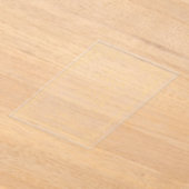 Gold Minimalist Modern Victorian Wedding アクリル招待状 (レイダウン)