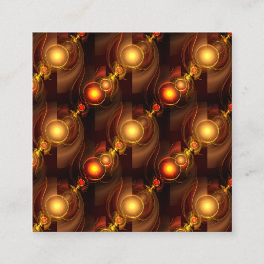 Gold Modern Boho Elegant Abstract Art Pattern #501 エンクロージャーカード (正面)