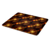 Gold Modern Boho Elegant Abstract Art Pattern #501 カッティングボード (角)