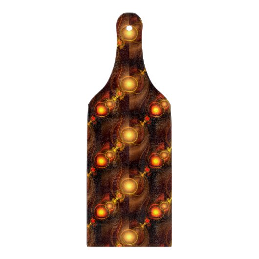 Gold Modern Boho Elegant Abstract Art Pattern #501 カッティングボード (正面)