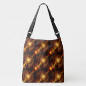Gold Modern Boho Elegant Abstract Art Pattern #501 クロスボディバッグ (正面)