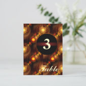 Gold Modern Boho Elegant Abstract Art Pattern #501 ポストカード (スタンド正面)