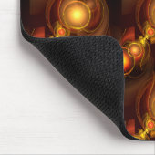 Gold Modern Boho Elegant Abstract Art Pattern #501 マウスパッド (コーナー)