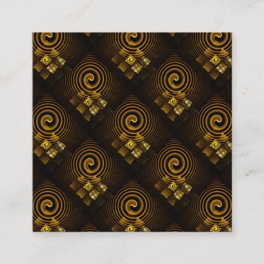 Gold Modern Boho Elegant Abstract Art Pattern #502 エンクロージャーカード (正面)