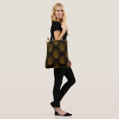 Gold Modern Boho Elegant Abstract Art Pattern #502 トートバッグ (モデル)