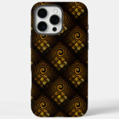 Gold Modern Boho Elegant Abstract Art Pattern #502 Case-Mate iPhoneケース (裏面)