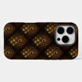 Gold Modern Boho Elegant Abstract Art Pattern #502 Case-Mate iPhoneケース (裏面 (横))