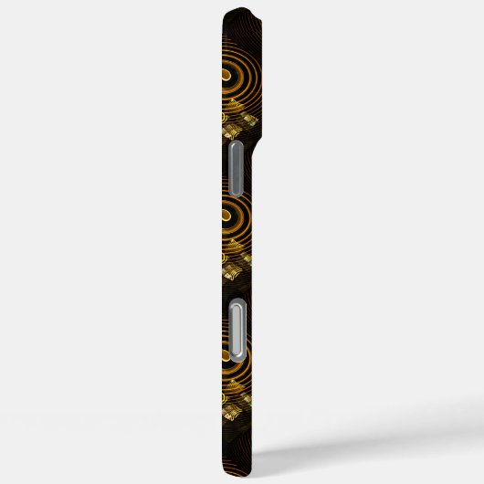 Gold Modern Boho Elegant Abstract Art Pattern #502 Case-Mate iPhoneケース (裏面 / 右)