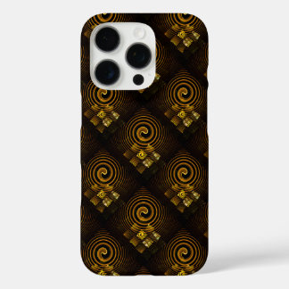 Gold Modern Boho Elegant Abstract Art Pattern #502 iPhone 16 Proケース