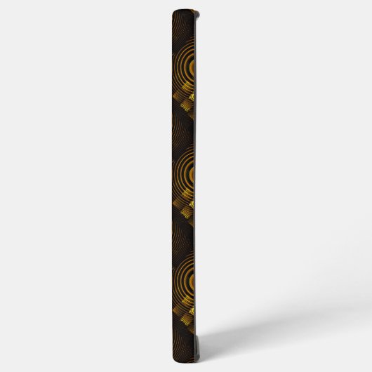 Gold Modern Boho Elegant Abstract Art Pattern #502 Samsung Galaxyケース (左側面)