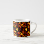 Gold Modern Boho Elegant Abstract Art Pattern #506 エスプレッソカップ (右)