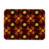 Gold Modern Boho Elegant Abstract Art Pattern #506 マグネット (横)