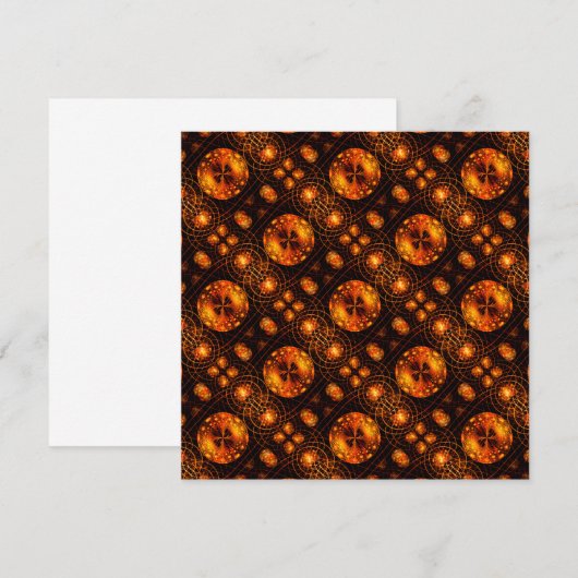 Gold Modern Boho Elegant Abstract Art Pattern #507 (正面/裏面)