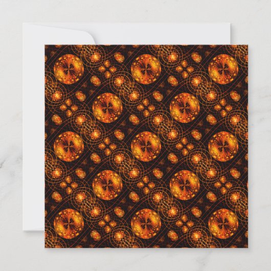 Gold Modern Boho Elegant Abstract Art Pattern #507 (正面)