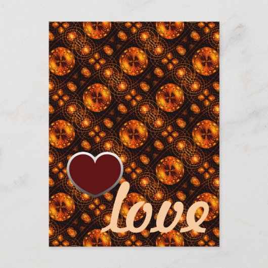 Gold Modern Boho Elegant Abstract Art Pattern #507 ポストカード (正面)