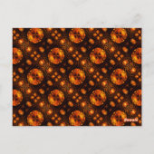 Gold Modern Boho Elegant Abstract Art Pattern #507 ポストカード (裏面)