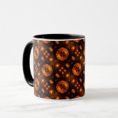 Gold Modern Boho Elegant Abstract Art Pattern #507 マグカップ (正面左)