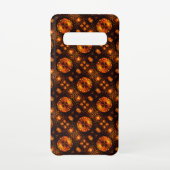 Gold Modern Boho Elegant Abstract Art Pattern #507 Samsung Galaxyケース (裏面)