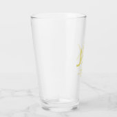 Gold Monogram Glass Cup タンブラーグラス (右)