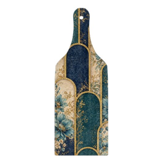 Gold Moroccan Arch Pattern Cutting Board カッティングボード (正面)