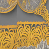 Gold Moroccan Arch Pattern – Luxe Gray AI art  壁紙 (縫い目)