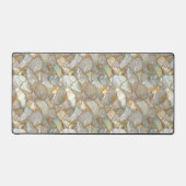 Gold Mosaic Style Mother of Pearl デスクマット (正面)