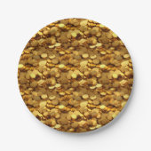 Gold Münzen ペーパープレート (正面)
