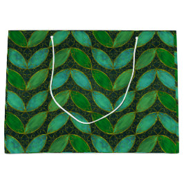 "Gold 'n Leaf" Gift Bag ラージペーパーバッグ