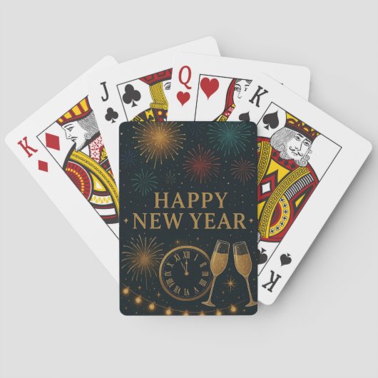 Gold New Year トランプ (裏面)