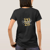 Gold New Year Squad Happy New Year 2026 Tシャツ (裏面)