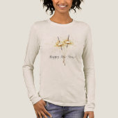Gold New Year's Eve Day Celebration Sparklers トライブレンドＴシャツ (正面)
