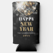 Gold New Year's Eve Party スリム缶クーラー (正面)