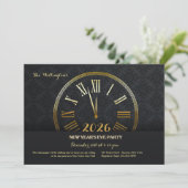 Gold New Year's Party Invitation (2) 招待状 (スタンド正面)