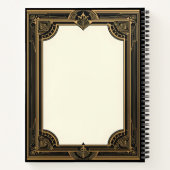 Gold on Black Classic ノートブック (裏面)