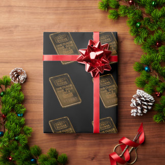 Gold Ounce Wrapping Paper ラッピングペーパー
