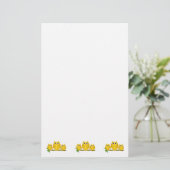 Gold Owls Design 便箋 (スタンド正面)