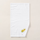 Gold Owls Design Monogrammed バスタオルセット (ハンドタオル)