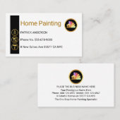 Gold Painting Icons On Vertical Wall 名刺 (正面/裏面)