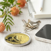 Gold Panda coin キーホルダー (側面)