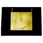 Gold-Paneled Black-II  ラージペーパーバッグ (正面)