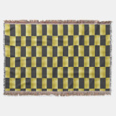 Gold-Paneled Black-IV  スローブランケット (正面)